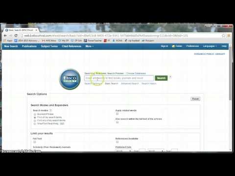 Remote Access to Library Databases (EBSCO Host)