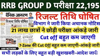 RRB GROUP D LATEST NEWS TODAY | RRB GROUP D CUT OFF 2026 | RRB GROUP D NEWS | RRB GROUP D CUT OFF