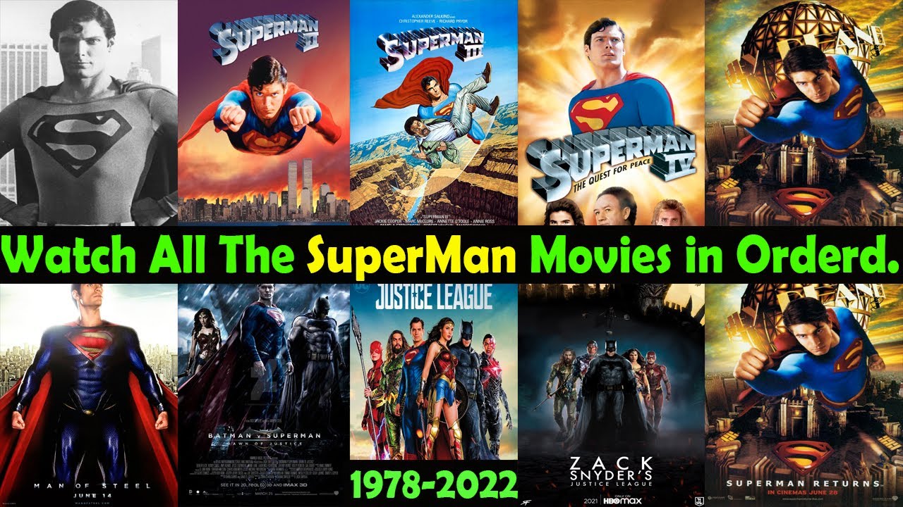 Superman Movies in Order Chronologically and By Release Date