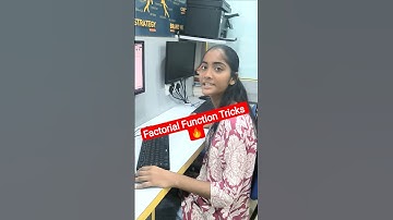 Factorial Function Tricks 🔥| Factorial Function in Excel | Factorial Function | #ytshorts #shorts