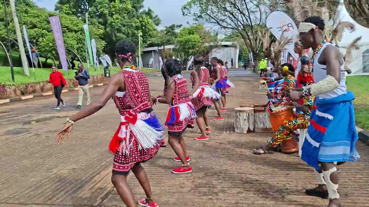 ZamaLeo Afrique Mijikenda culture dance at the PDF Festival - Uhuru Park - Nairobi 4 Mar 2026