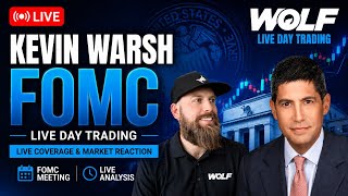FOMC LIVE | KEVIN WARSH'S FIRST FED MEETING | STOCK MARKET REACTION (Live Day Trading)
