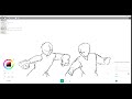 ROBLOX FREE DRAW 2 LOOPED FIGHT ANIMATION