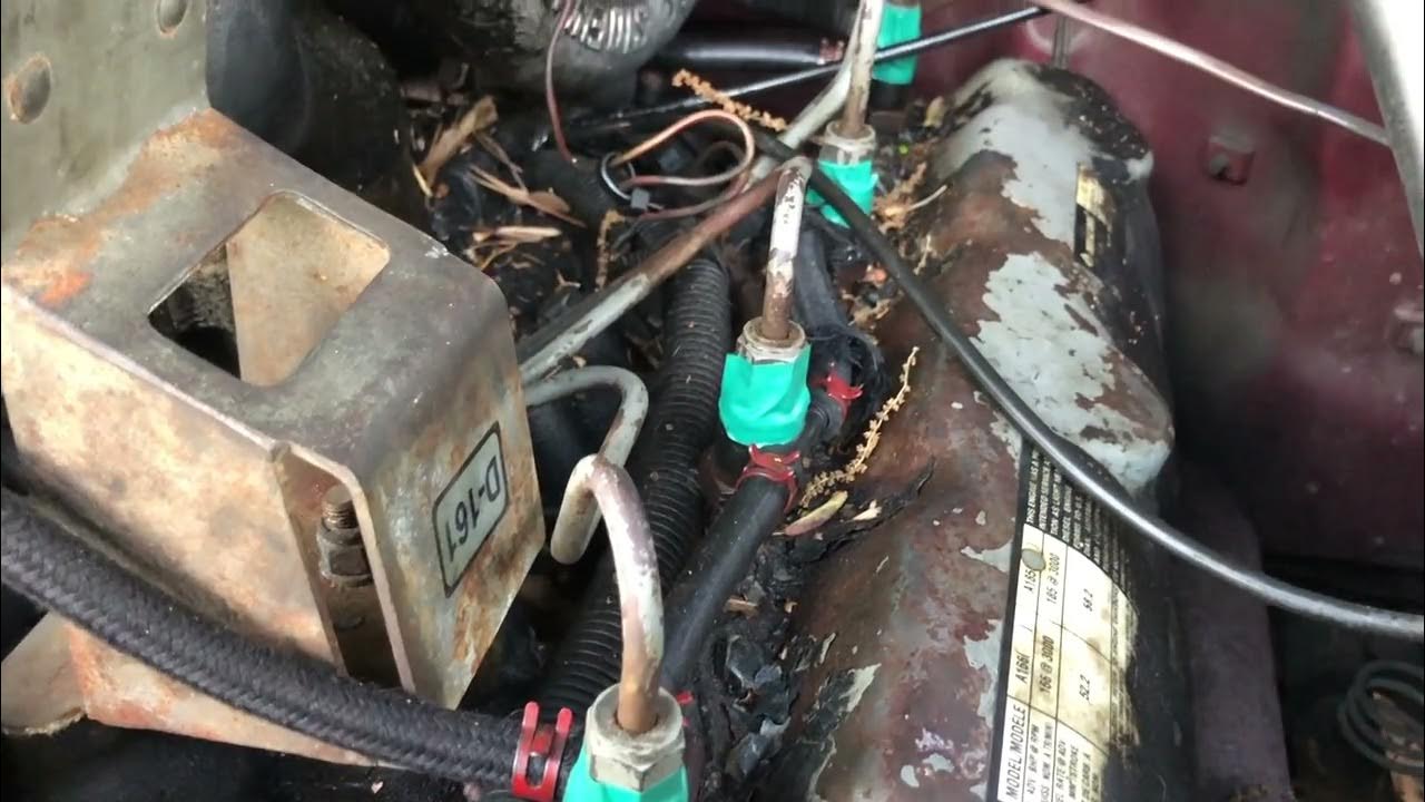 7 3 6 9 idi fuel return lines leaking not anymore youtube