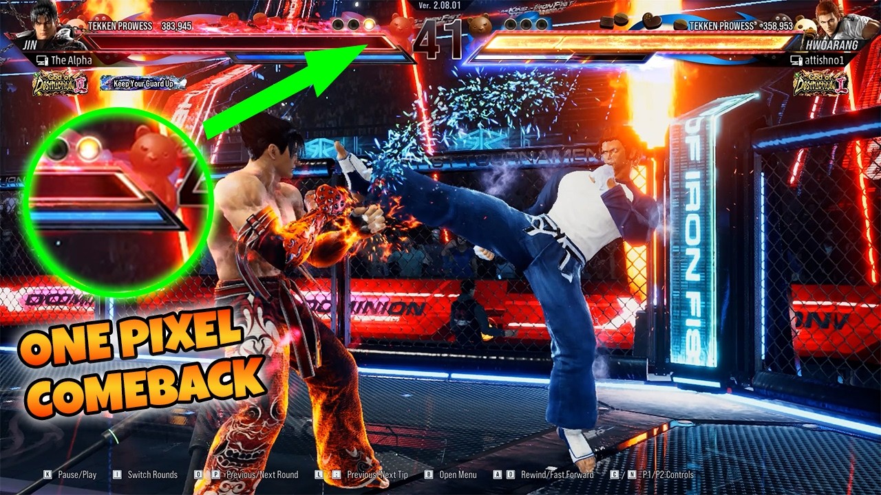 ONE PIXEL IS ALL I NEED! | Jin vs Hwoarang