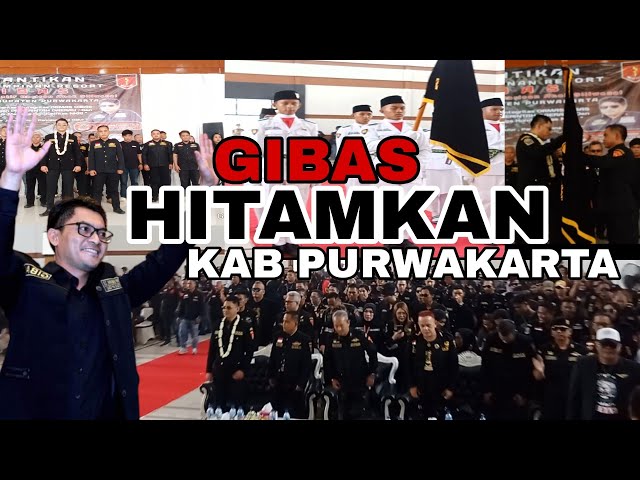 Ketua Umum Gibas Bapak Rony Romdhony SH,Melantik Ketua dan pengurus Gibas Resort Kab Purwakarta class=