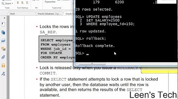 SQL 11g Tutorial in Bangla # 43 FOR UPDATE clause in a SELECT statement
