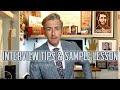 Top Tips on Job Interviews and Sample Lessons