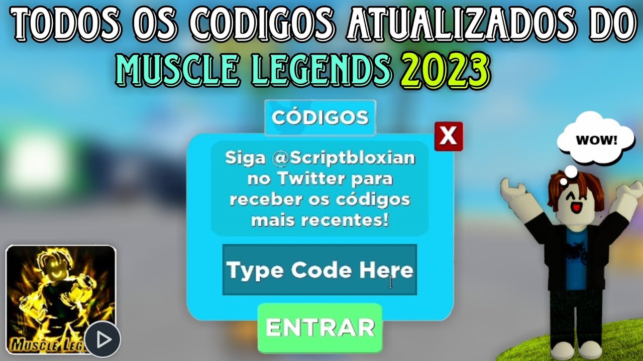 Mostrando Todos Os Códigos Atualizados Do Muscle Legends! (2023 Abril ...
