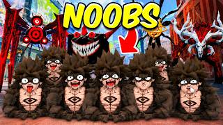 Can 8 NOOBS Defeat EVERY Boss In Hero X Hero?! screenshot 5