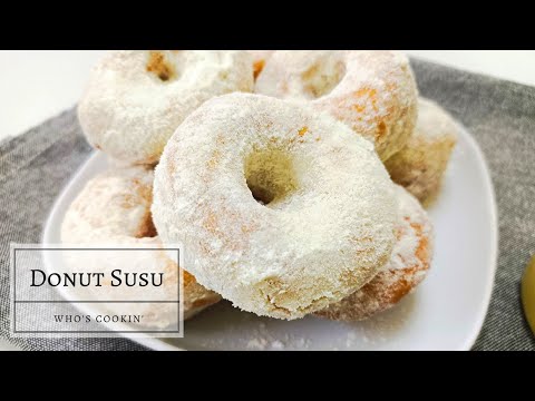 Donut Susu Viral Resepi / Milky & Soft Eggless Donuts Recipe