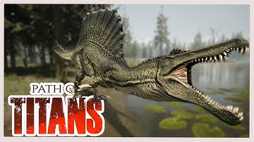 3 SPINOSAURUS Team Up! *Stream Cuts* | Path Of Titans