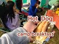【camp movie】Hot Dog breakfast