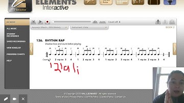 Essential Elements Book 2 #136 clapping and counting triplets