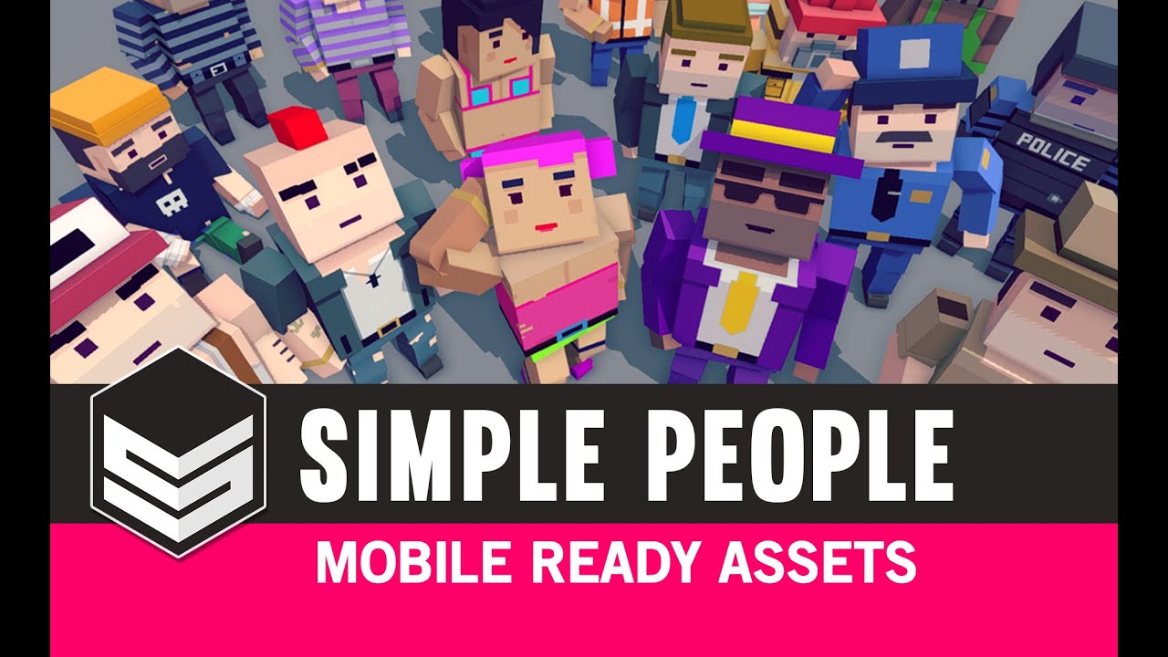 Simple People - Cartoon Characters, video preview 2