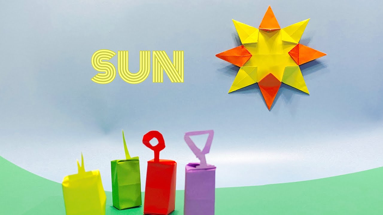 Origami Sun | Origami Easy 摺紙 太陽