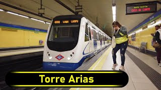 Metro Station Torre Arias - Madrid 🇪🇸 - Walkthrough 🚶