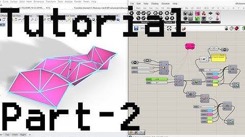 Grasshopper Tutorial : Part 2| Octopus, OPTIMIZATION , Form Generation , Triangulation Delaunay Mesh