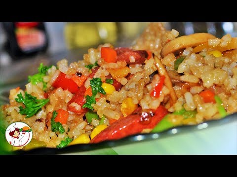 Рис с курицей и овощами! Очень вкусно, ароматно и сытно.