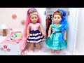 AG dolls get their hair styled for a garden party - DIY - PLAY DOLLS