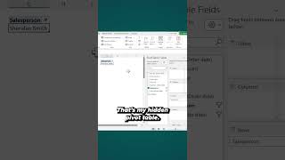Use Slicer Buttons With a Hidden Pivot Table #shorts