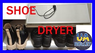 Як зробити велику сушарку для взуття. How to make a large shoe dryer.