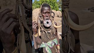 Mursi tribe Omo Valley Ethiopia #shorts #ethiopia #omovalley #omoadvisor #omoriver #short screenshot 4