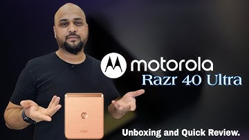 Motorola Razr 40 Ultra Peach Fuzz Pantone Color Unboxing and Review #hellomoto