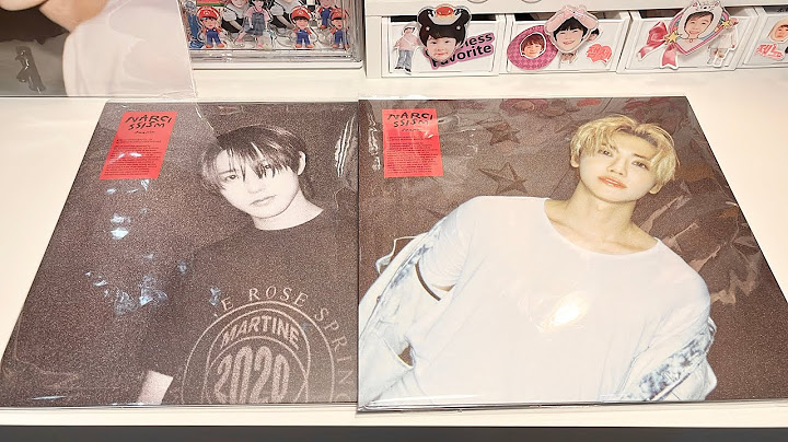 NARCISSISM : JAEMIN 1st PHOTO EXHIBITION LP Poster Jaemin&Renjun🐰🦊