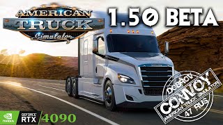 American Truck Simulator  Конвой Dobrov 47RUS с друзьями и подписчиками. Beta 1.50