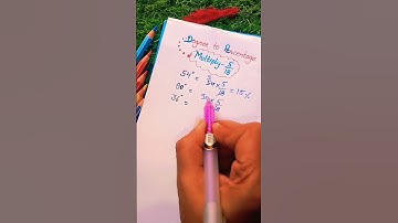 Degree to percentage #mathstrick#shorts