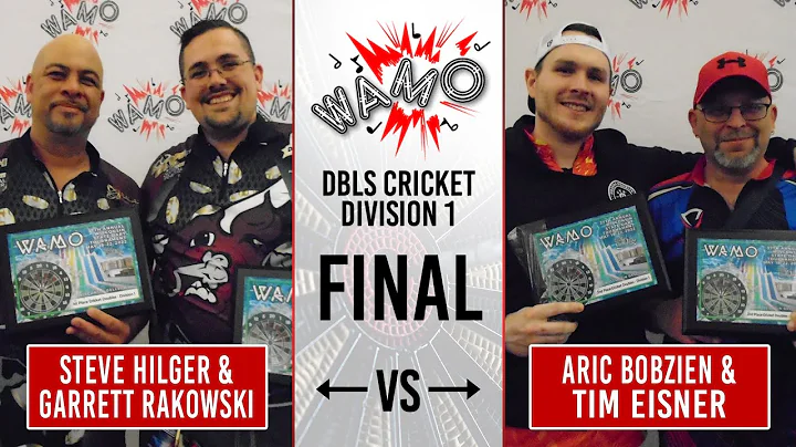 Steve Hilger & Garrett Rakowski vs Aric Bobzien & Tim Eisner | D1 Double Cricket Final | WAMO Darts