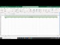 Realizar cuadrante en Excel