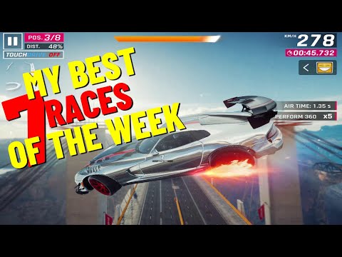 Asphalt 9 - My Best Races Of The Week In Multiplayer