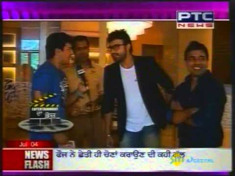 TV NEWS – PTC – Music launch of upcoming Punjabi movie " NAUGHTY JATTS " { Trivani Media }