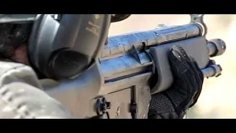 H&K G3A3 firing in slow motion.