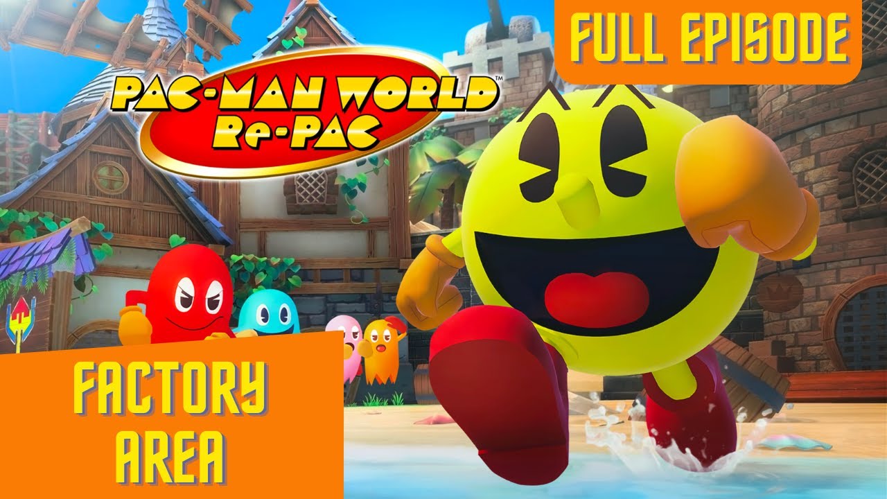 Pac-Man World Re-Pac - Factory Area, Full Episode [HARD MODE] #pacman ...