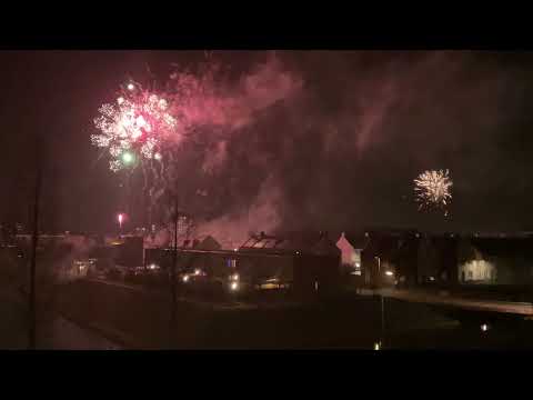 Vuurwerkshow 1-1-22  Heggerank Cuijk