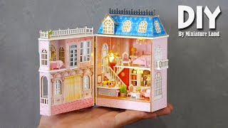 [4K] Super Mini Romantic Castle || DIY Miniature Dollhouse Kit - Relaxing Satisfying Video