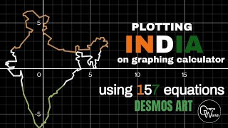 INDIA map on Graph| Desmos art