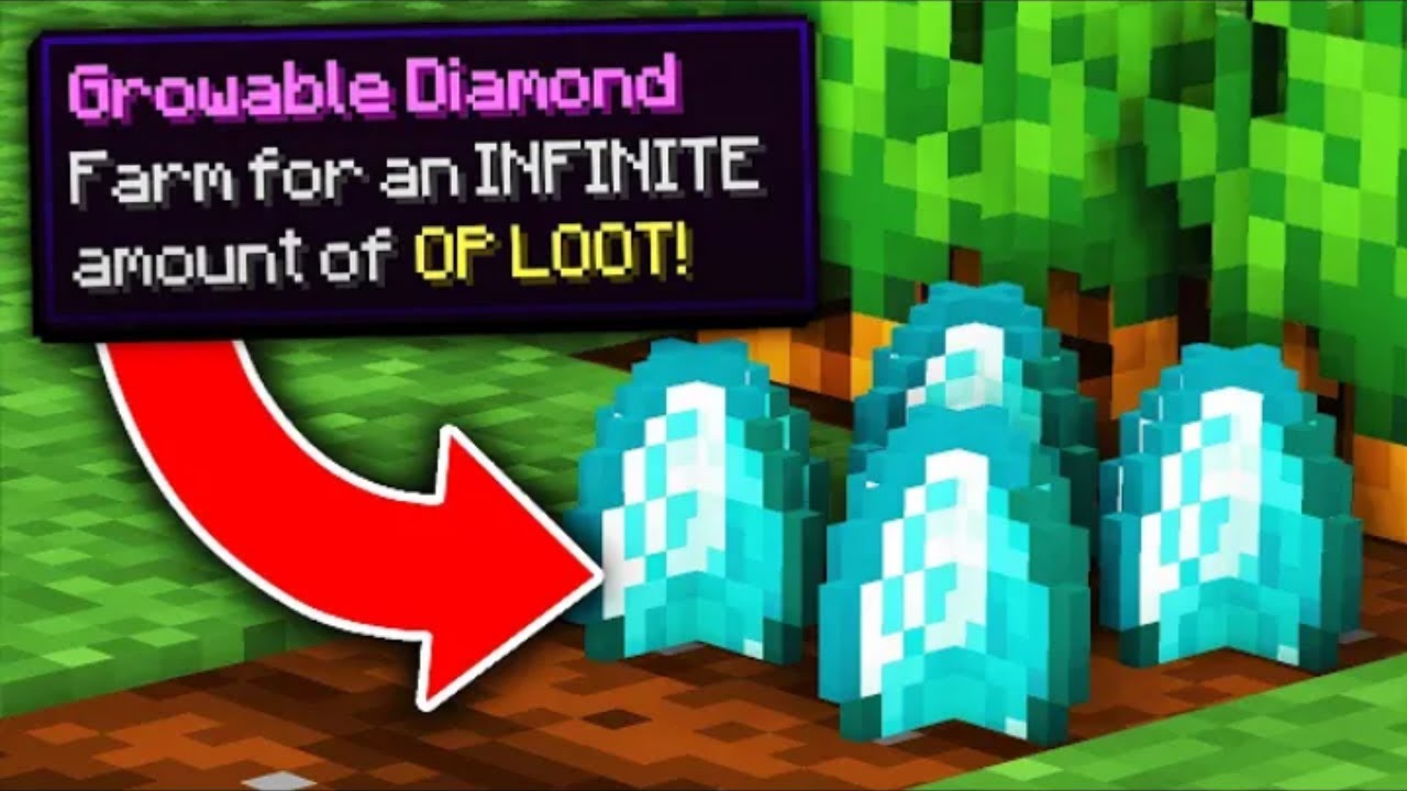 Ores Crops Addon For Minecraft PE