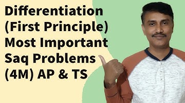 DIFFERENTIATION | FIRST PRINCIPLE | DEFINITION | CALCULUS | MATHS-1B | FIRST YEAR | INTERMEDIATE