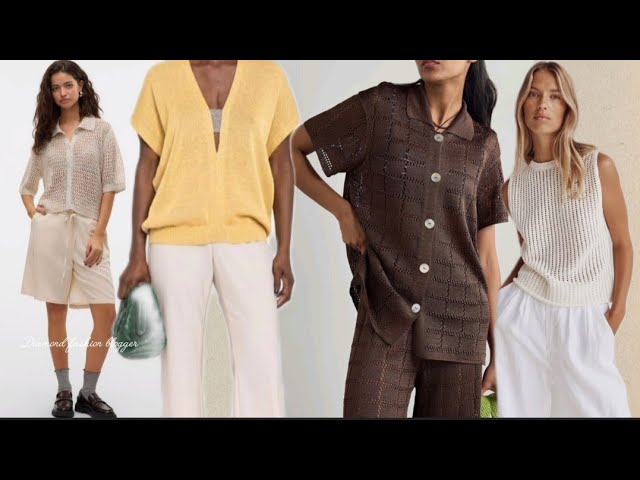 МОДНАЯ ВЯЗАНАЯ ОДЕЖДА НА ЛЕТО 2025