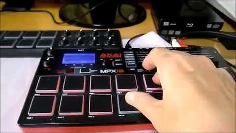 AKAI MPX16 & JJ-Sequencer (Note repeat)