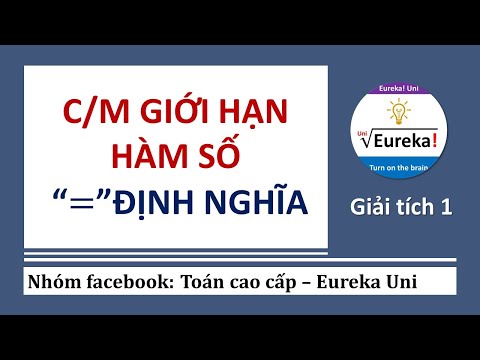 Video Giải tích 1 Ch2 P1 Giới hạn hàm số: Tính giới hạn hàm... - youtube