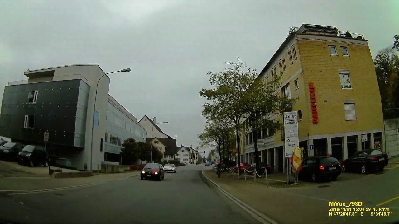 CH: Goldach. Rorschach. Staad. Kanton St. Gallen. Ortsdurchfahrt. November 2019