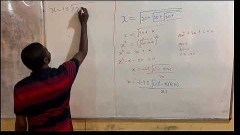 Infinite Nested Radicals
