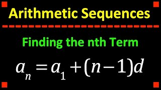 Finding the General Term of an Arithmetic Sequence