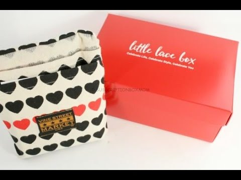 Little Lace Box February 2016 Unboxing + $20.00 Coupon + Free Gift @LittleLaceBox