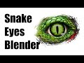 Blender Anime Eye Tutorial (Procedural Snake Eyes) | How to Make Stylized Eye Shader in Blender